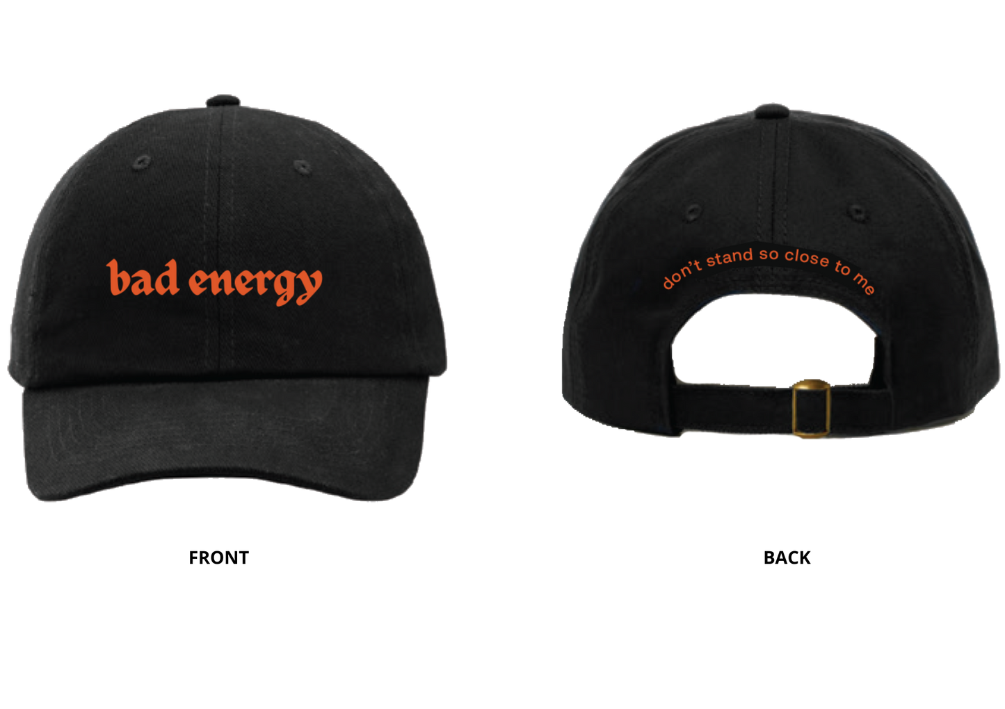 Baseball Cap "Bad Energy"